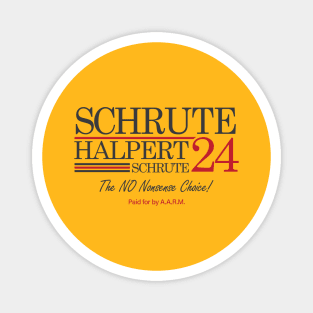 Schrute Halpert Schrute 24  Campaign Shirt Magnet